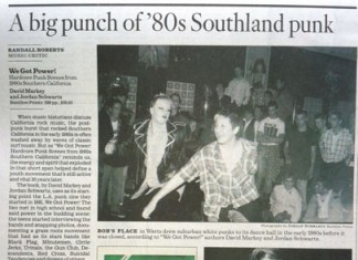 We Got Power! Punkers in the Los Angeles Times