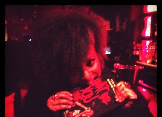 Author Laina Dawes at the Million Man Mosh NYC on MLK Day 2013