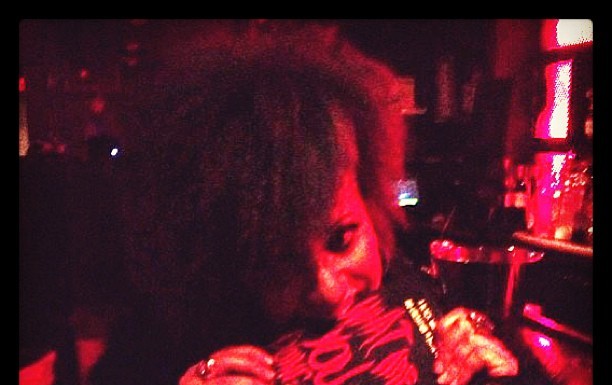 Author Laina Dawes at the Million Man Mosh NYC on MLK Day 2013