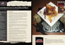 Candied Sweetbreads on a Bed of Seared Heart, by Balsac the Jaws of Death of GWAR