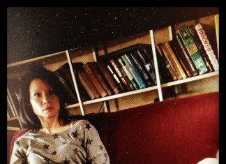 It’s Elementary: Lucy Liu Snuggling w/Touch and Go Book