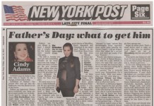 NYPost’s 83-Year Old Gossipist Cindy Adams Calls MURDER IN THE FRONT ROW a “Sweet Read”