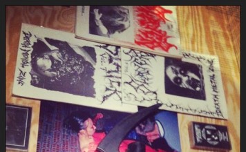 Slayer Mag + Black Metal Artifacts at Rockheim Museum, Trondheim, Norway