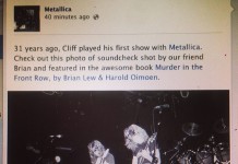 Cliff Burton’s First Soundcheck w/Metallica—the Burton/Hetfield/Mustaine Attack
