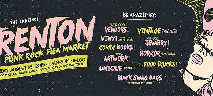 Sunday 8/16, Trenton, NJ: NYHC Author Tony Rettman To DJ the Punk Rock Flea Market