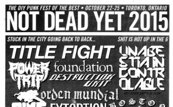 Sat 10/24, Toronto: NYHC Author Tony Rettman at Not Dead Yet Fest