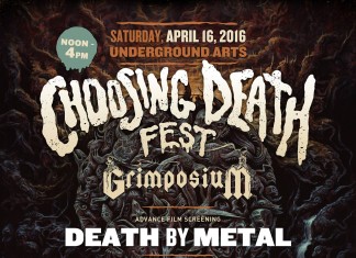 Philly, 4/16: The GRIMPOSIUM—Daylight Death Metal Fiesta With Bazillion Points Visual Art Talk