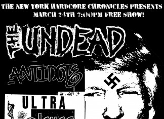 NYHC: Free A7 Throwback Show Tonight w/Undead, Antidote, Ultra Violence, Urban Waste, Jimmy G