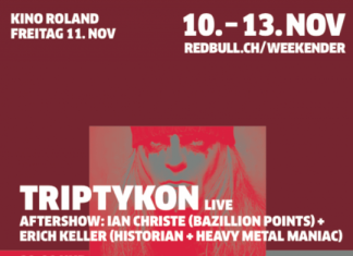 Fri 11/11, Zurich: Tom Gabriel Fischer Talk / Triptykon Live / Celtic Frost Doc. Screening