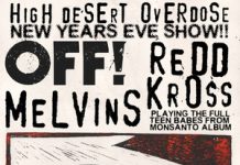 Tonight & New Year’s Eve OFF!/Melvins/Redd Kross Gigs Boast Steven McDonald Triple Threat