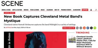 Cleveland Scene: “Stunning” MIDNIGHT Book Captures Mystique Midnight Book in Cleveland Scene