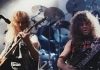 ROOTS Megadeth Speed Session | on SiriusXM Dave Mustaine and Kerry King, Megadeth live in 1984, photo by Harald Oimoen from MURDER IN THE FRONT ROW
