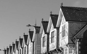 ROOTS of Birmingham’s British Steel | on SiriusXM Buildings a few blocks from Ozzy Osbourne's and Geezer Butler's boyhood homes, Aston, Birmingham, UK. Photo by Ian Christe