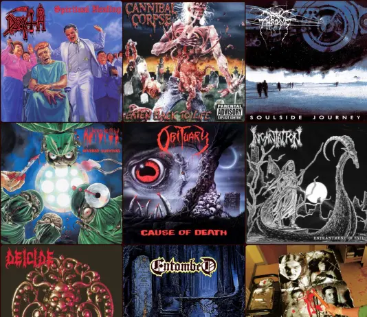 Roots of 1990 Death Metal's Big Breakout playlist on SiriusXM Liquid Metal