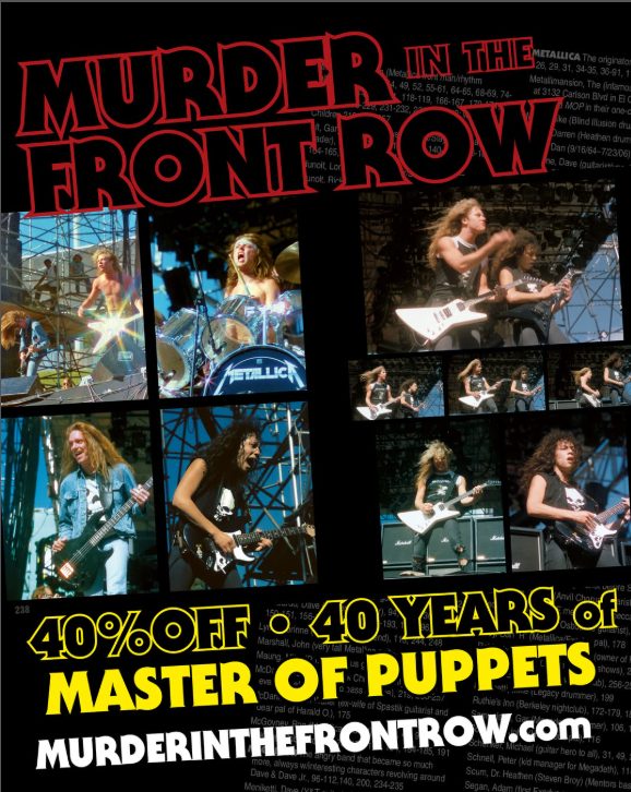 Metallica in MURDER IN THE FRONT ROW